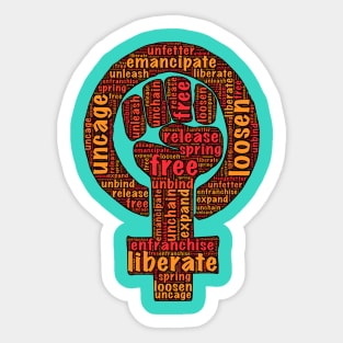 women's liberation symbol Sticker